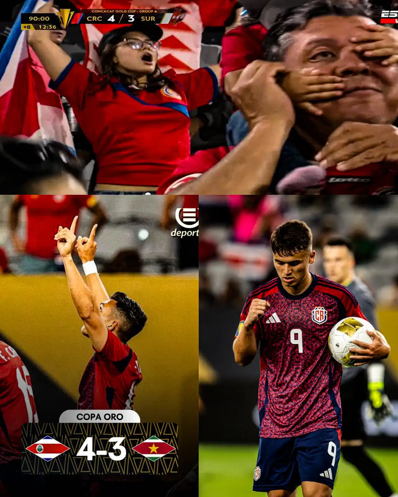 Image from Fútbol_Envivo1_: 🇨🇷✅VICTORIA DE COSTA RICA ANTE SURINAN🇸🇷  Costa Rica arranca la Co...
