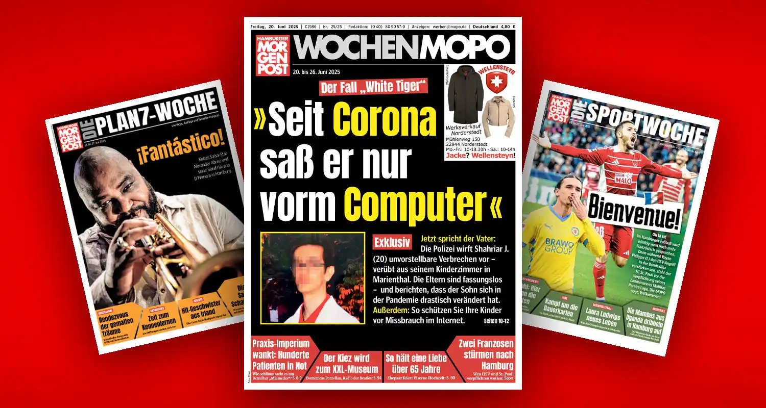 Image from MOPO – Hamburger Morgenpost: 🗞️🤩 *Die WochenMOPO – ab Freitag neu und überall, wo es Zeitungen gi...