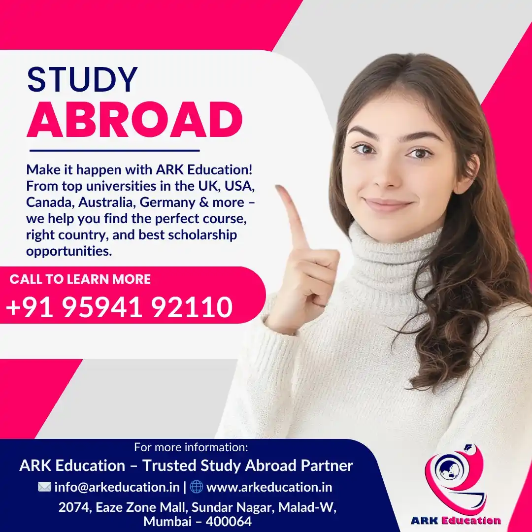 Image from ARK | Tourism - Events - Education: 🌍 *Dreaming of Studying Abroad? Let’s Make It Happen!* ✈️📚  *Calling...