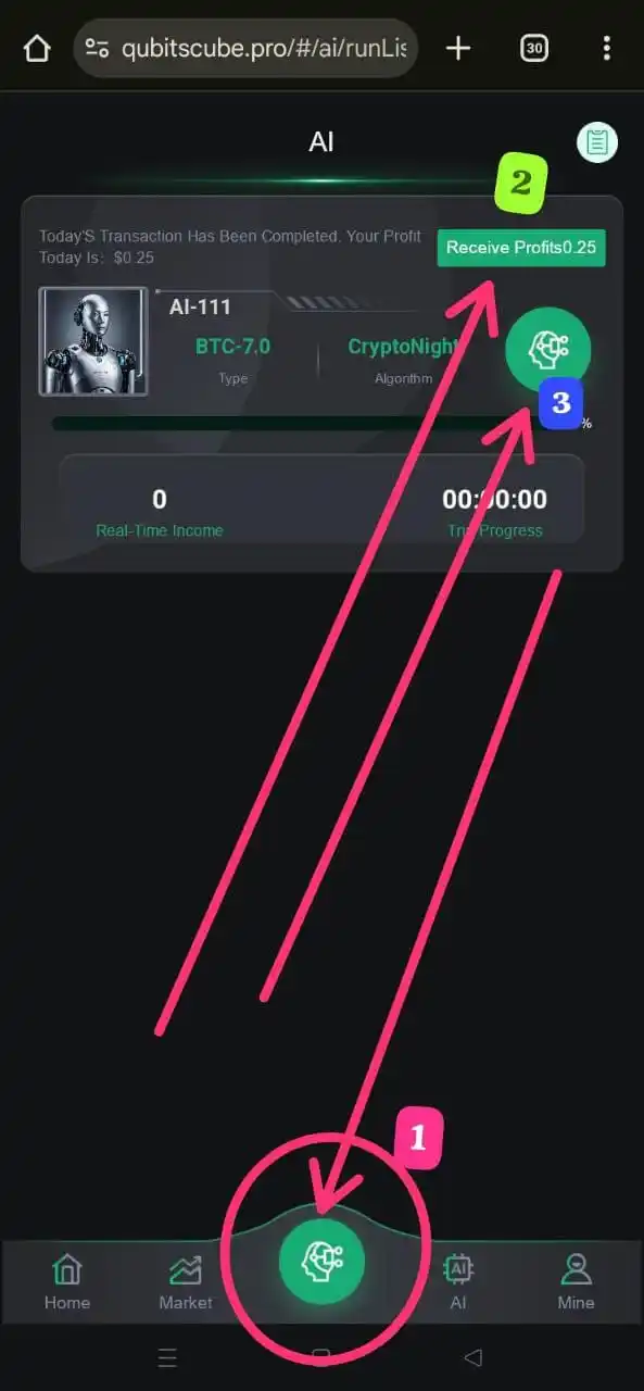 Image from 𝙎𝙃𝘼𝙉𝙄 𝙁𝙍𝙀𝙀 𝙀𝘼𝙍𝙉𝙄𝙉𝙂: ♦️ *Kl Jo website apky sth share Ki thi (qubitscube)* ♦️ *hr 24hours ...