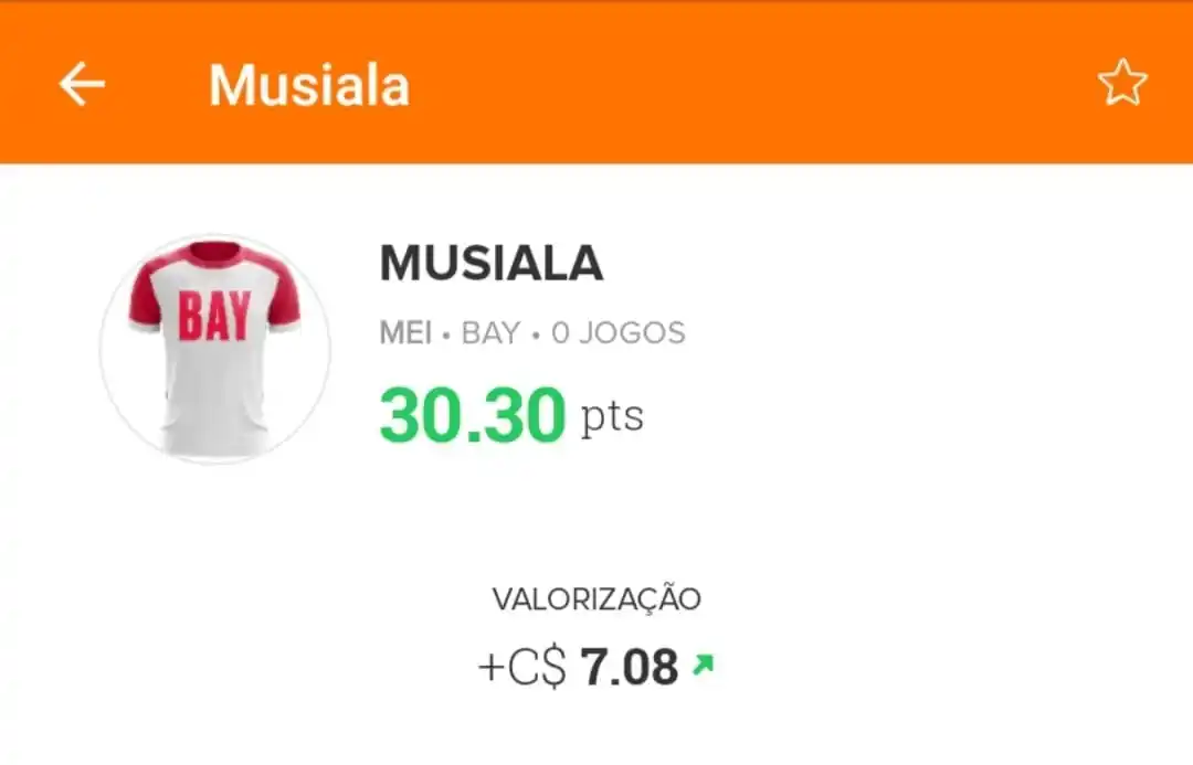 Image from Cartola: Musiala, do Bayern, é o Craque de domingo na rodada 1 do Mundial - glo...