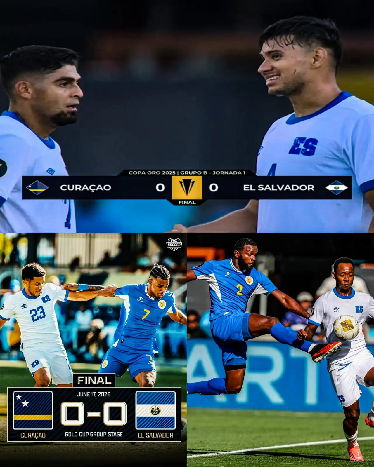 Image from Fútbol_Envivo1_: NADA PA NADIE ENTRE EL SALVADOR Y CURACAO🇸🇻🇨🇼❌ <a class="text-blu...