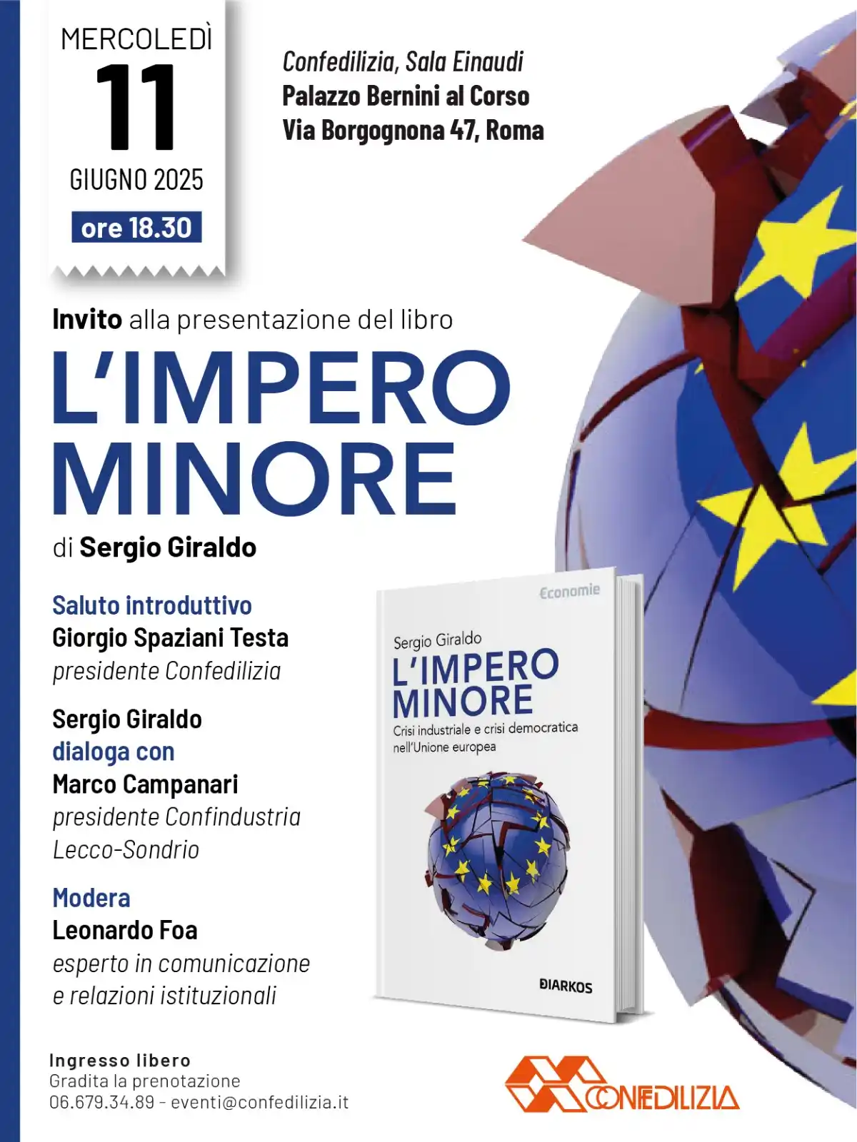 Image from Confedilizia: *Oggi* – alle 18,30 – nella Sala Einaudi della Confedilizia in Roma, s...