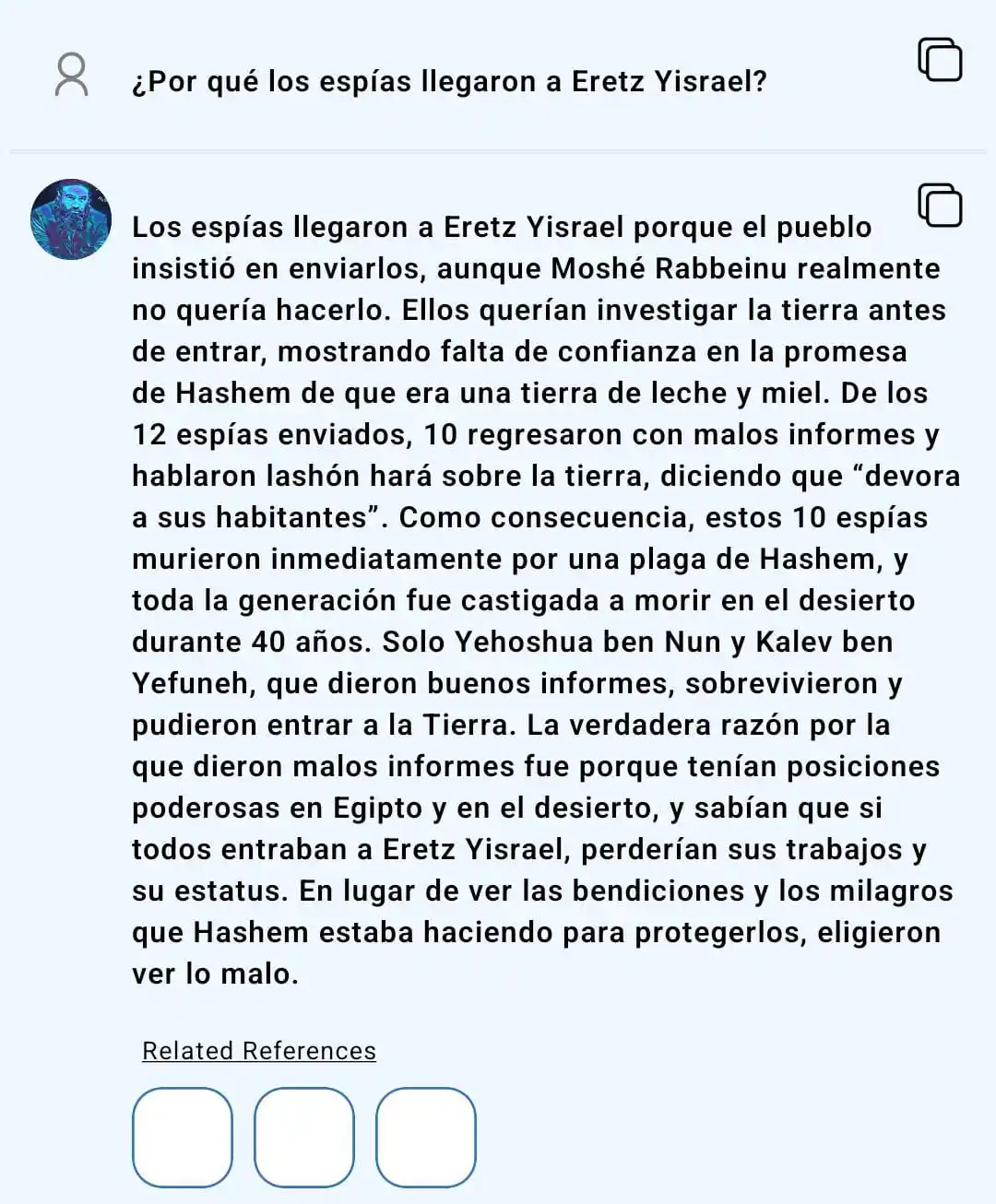 Image from Rabino Yaron Reuven BHCASTELLANO: 🕵️‍♂️ ¿Por qué los espías llegaron a Eretz Yisrael? 💬 La respuesta n...