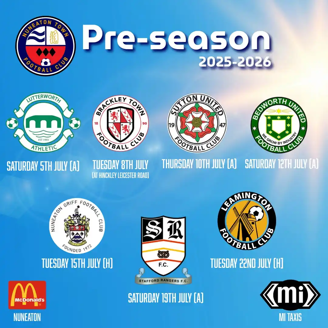 Nuneaton Town FC post