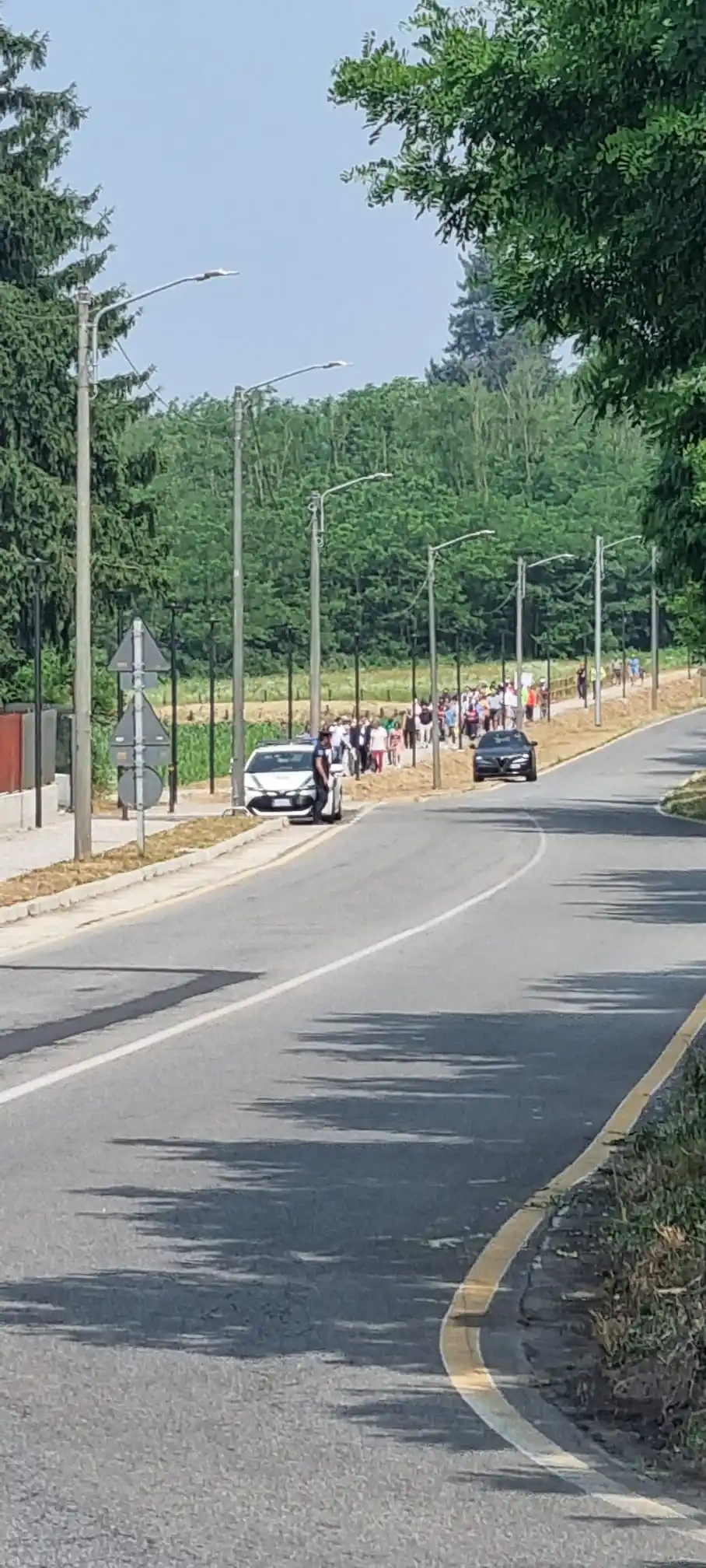 Image from COMUNE DI CADORAGO: Questa mattina si è svolta l'inaugurazione della ciclocampestre di Via...
