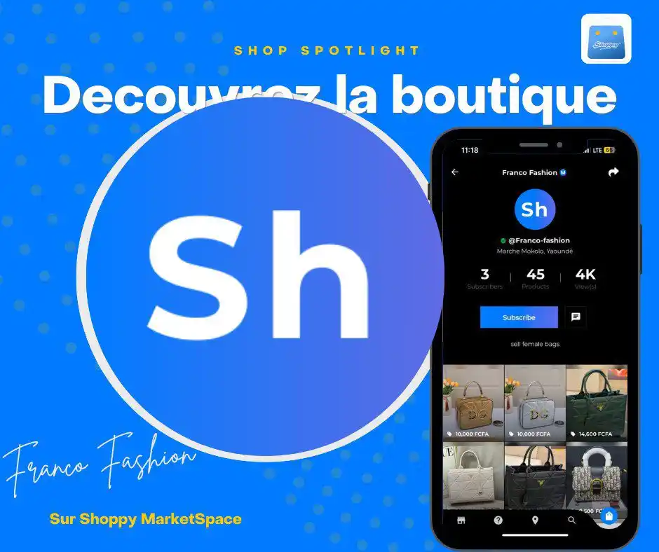 Image from Shoppy MarketSpace 🇨🇲: SPOTLIGHT DU JOUR ✨  👛 Franco Fashion – La mode qui parle qualité et ...