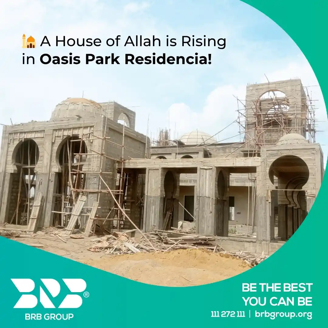 Image from BRB Group: The construction of our community masjid – a space dedicated to prayer...