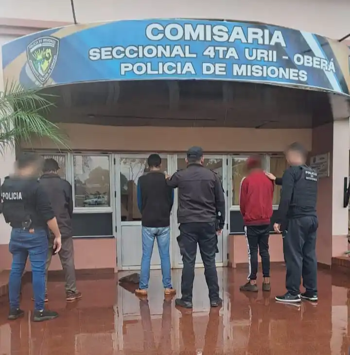 Image from El Misionerismo: *Tres hombres fueron arrestados en Oberá por la sustracción de yerba y...