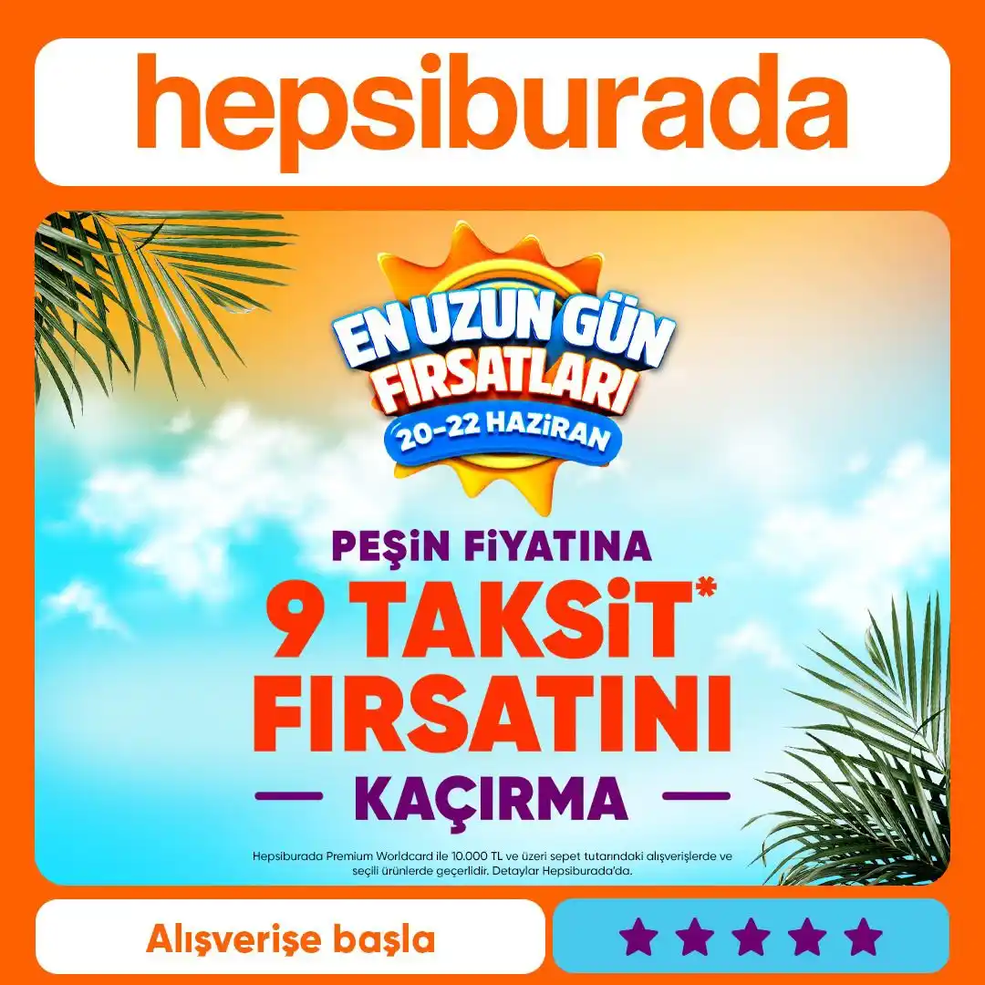 Image from Hepsiburada LinkGelir: *20-22 Haziran arası sürecek En Uzun Gün İndirimleri Başlıyor!*🤩  🌞 ...