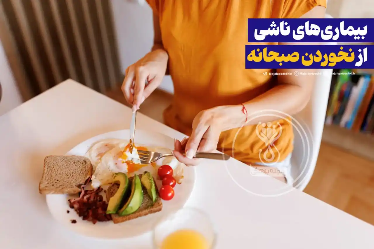 Image from نکات مهم طبی🩺: *بیماریهای ناشی از نخوردن صبحانه* ◽️ابتلا به دیابت ◽️افزایش بیماری ق...