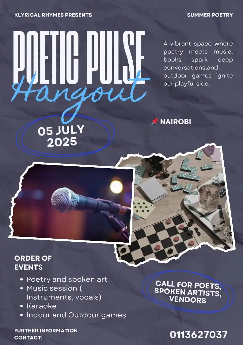 Image from 𝚃𝚑𝚎  𝙿𝚘𝚎𝚝𝚒𝚌  𝙿𝚞𝚕𝚜𝚎 🫀 💬✒️: 🎤🎶 *CALLING ALL CREATIVES!*🎶🎤 Are you a _vendor_ , _poet_ , _spoke...