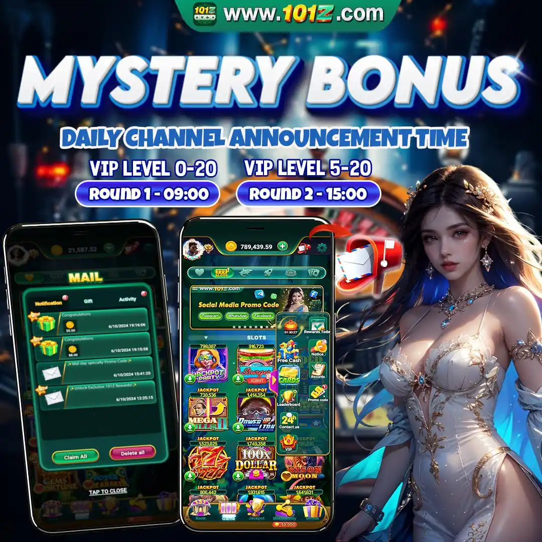 Image from 101z: Daily Mystery Bonuses at 101z!💰  💰 Mysterious bonus for 101z player ...