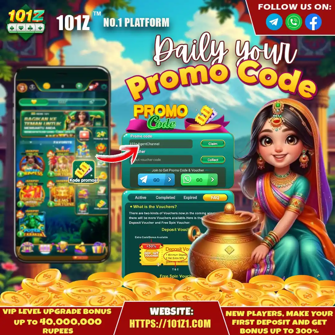 Image from 101z: Dear 101Z Family Members, ✅ The new Promo Code for VIP1-VIP20 click t...