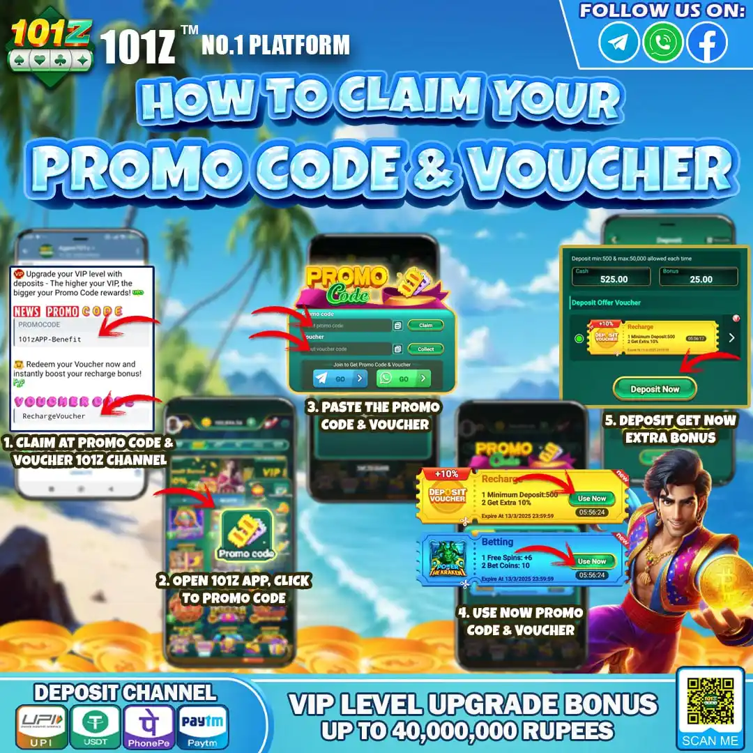 Image from 101z: Dear 101Z Family Members, ✅ The new Promo Code for VIP1-VIP20 click t...