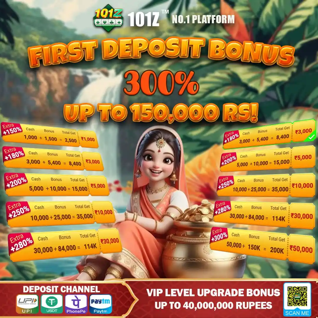 Image from 101z: 🎯 First Deposit unlock a bonus of up to 300%! Power up your wins righ...