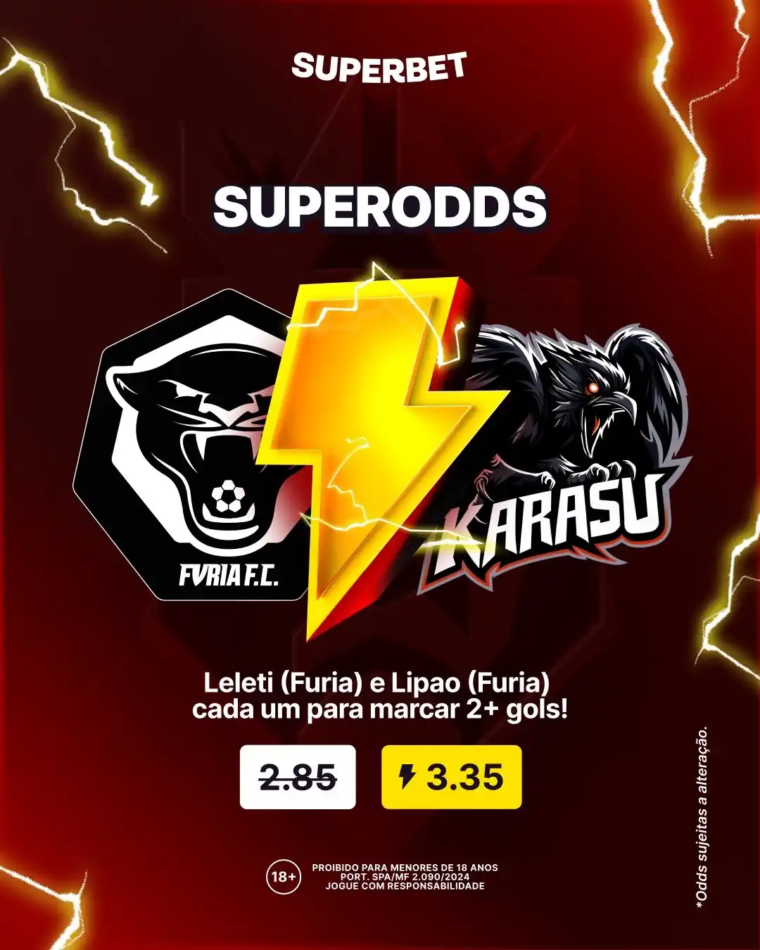 Image from Superbet Brasil 🇧🇷 : *FURIA em campo no Mundial da Kings 🔥*  - Leleti (Furia) e Lipao (Fur...