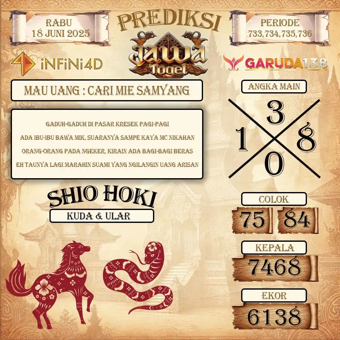 Image from SITUS GACOR GARUDA138: JAWA TOGEL Pasaran Terbaru & Terbesar Exclusive Hanya DI INFINI 4D X G...