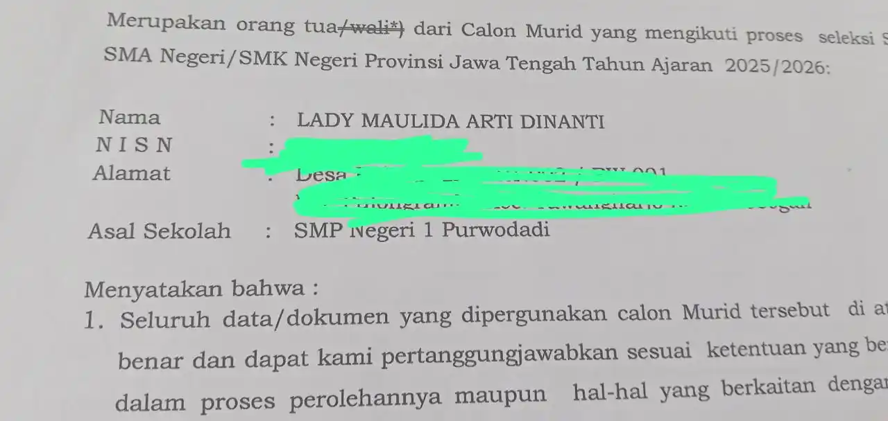 SMAN 1 PURWODADI post