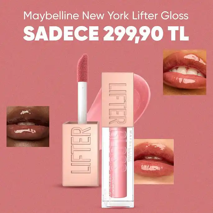 Image from Hepsiburada LinkGelir: 💋 Lifter Gloss Tutkunlarına Müjde! Maybelline Lifter Gloss şimdi tek ...