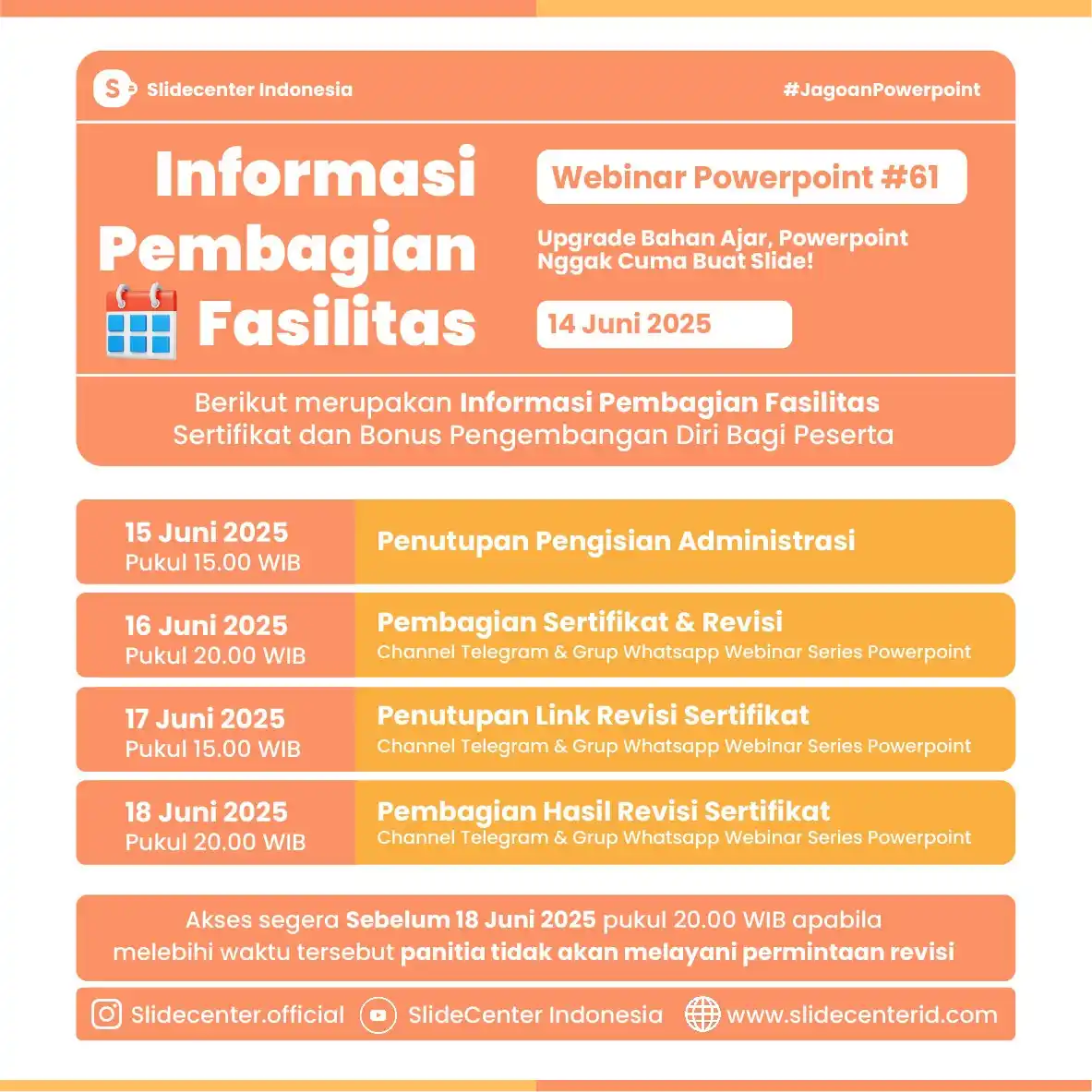 Image from Belajar PowerPoint | SlideCenter ✅: ⭕️ *LINK SERTIFIKAT WEBINAR SERIES PPT <a class="text-blue-500 hover:u...