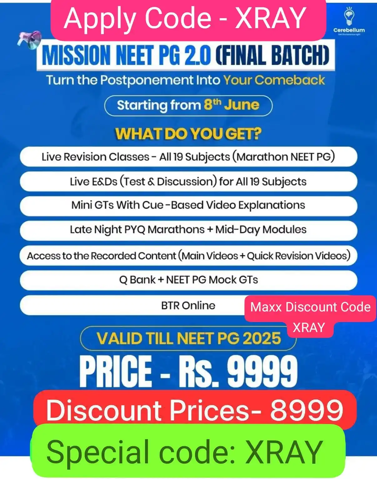 Image from NEET PG/INCET/FMGE PREPARATION⚕️🏥👨⚕️👩⚕️🚀: 🎯 NEET PG final Batch is started 👉 Target NEETPG plan ::₹8999/- -> ...