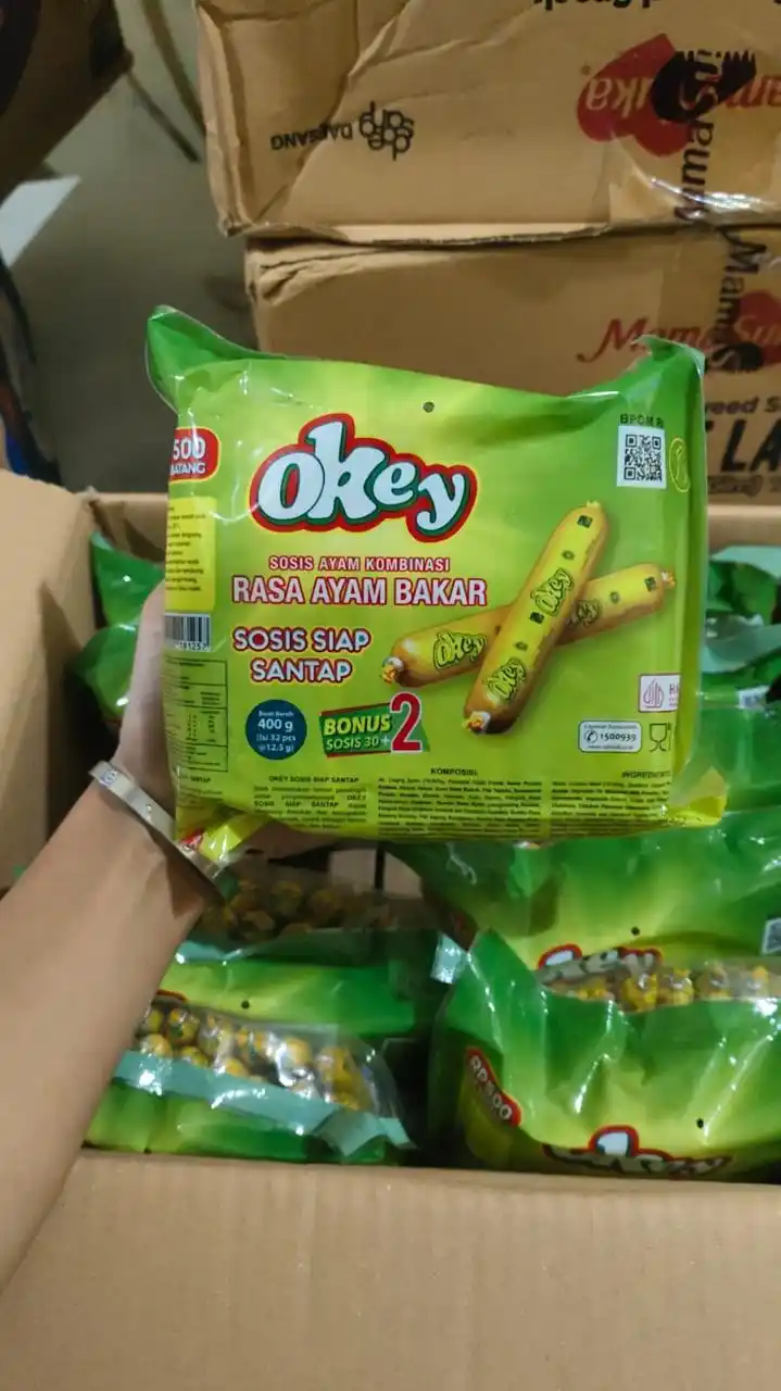 Image from Toko LC GROSIR MIX ITEM: Sosis okey siap makan isi 32pcs@14rb/pak ,,,13.500/*3pak,,,dusan 121rb...