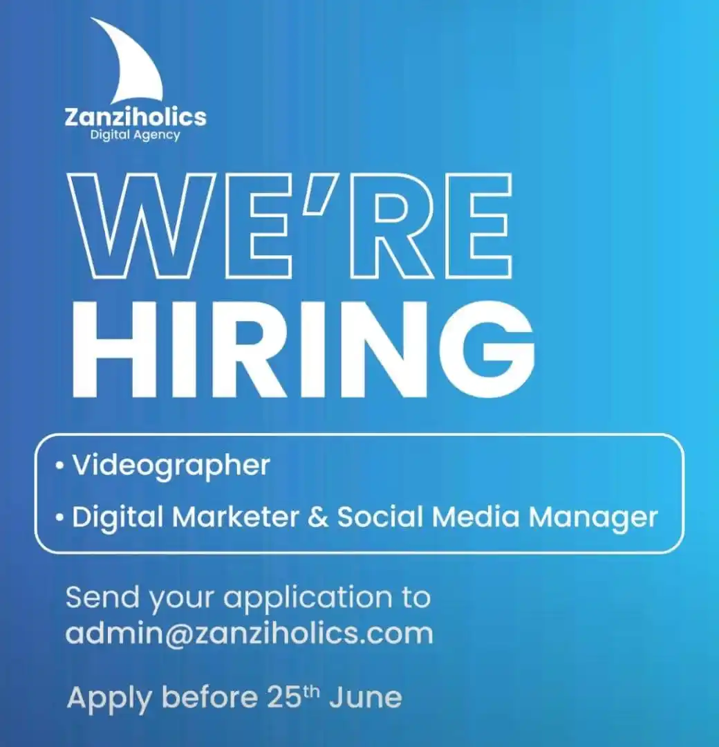 Image from Dr. Amb. Godfrey Tairo: *Urgent Hiring 📌* We are growing and so - we are excited to have ope...