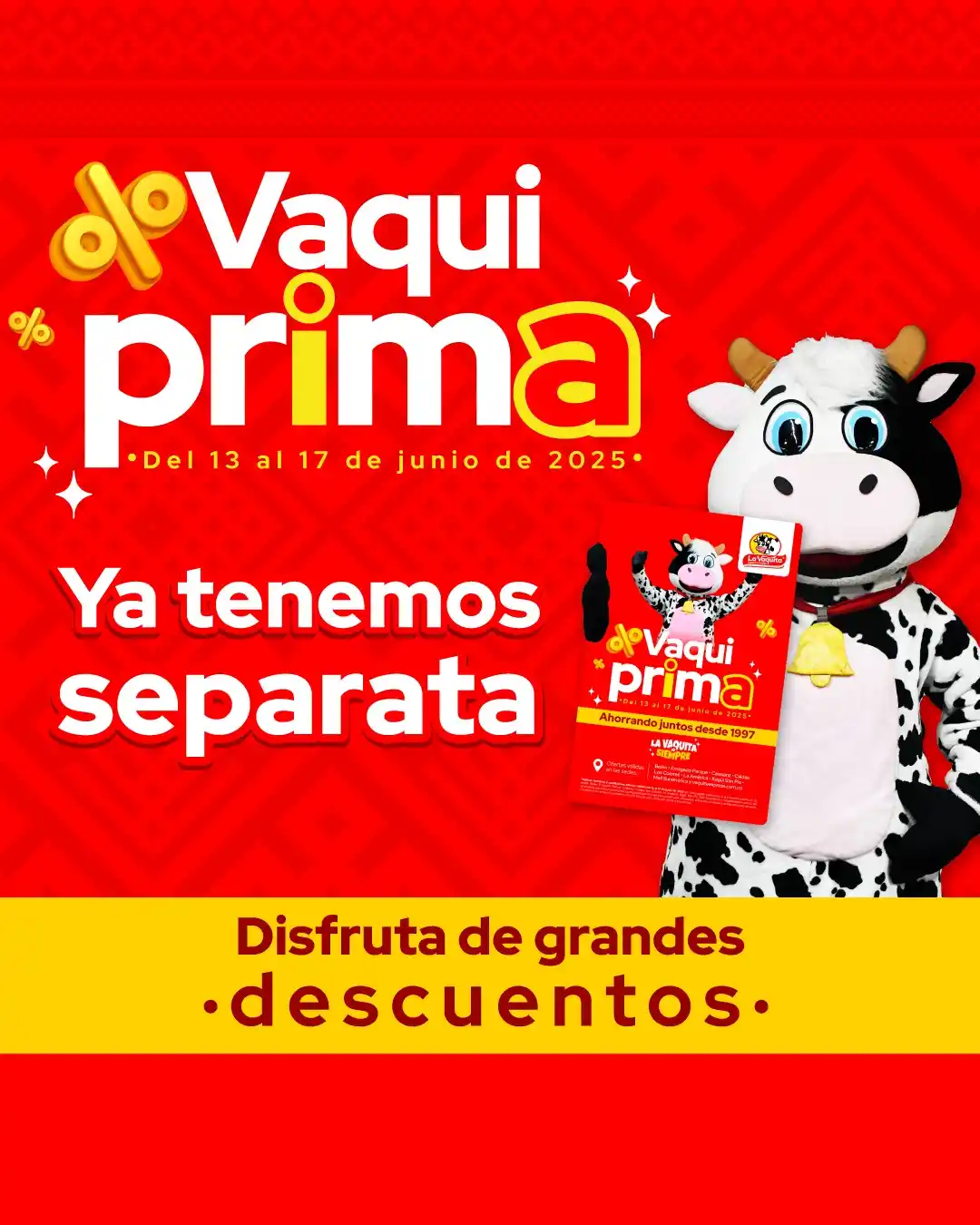 Image from Supermercados La Vaquita: ⭐ ¿Ya preparaste tu lista de mercado? 📄 Organízala desde yaaaaaaa con...