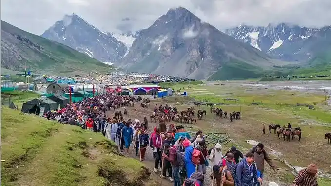Image from Kashmir Watcher: 581 CAPF companies, jammers, drones deployed to ensure safe AmarnathYa...