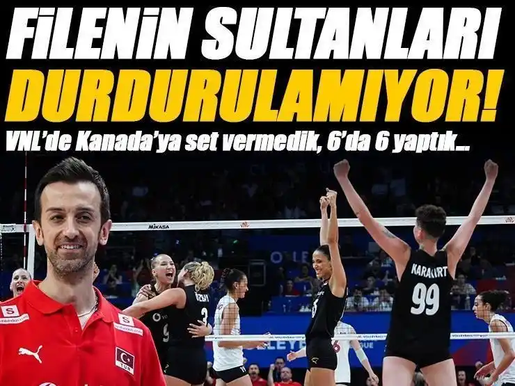 Image from Fanatik: 6'DA 6 YAPTIK! Filenin Sultanları durdurulamıyor 💥  https://www.fanat...