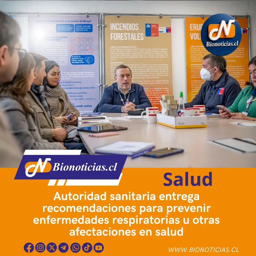 Image from Bionoticias.cl: 🧣 Ante el reciente sistema frontal en la región, la Seremi de Salud d...