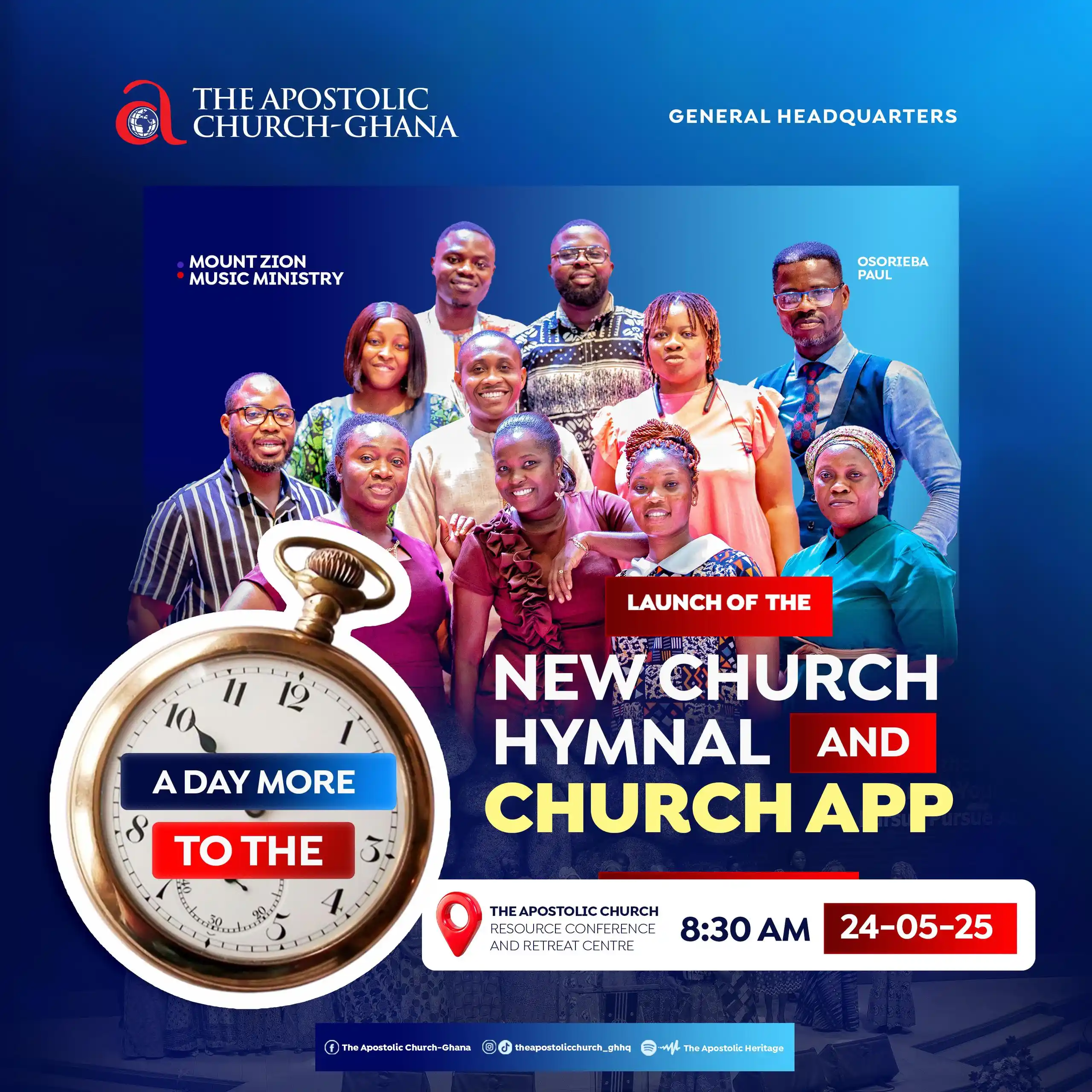 Image from THE APOSTOLIC CHURCH-GHANA (TAC-GH) HQ: *ATH 01 - Anɔpa Yεbeyi W’ayε🎶*  Finally, the day is unfolding, the so...