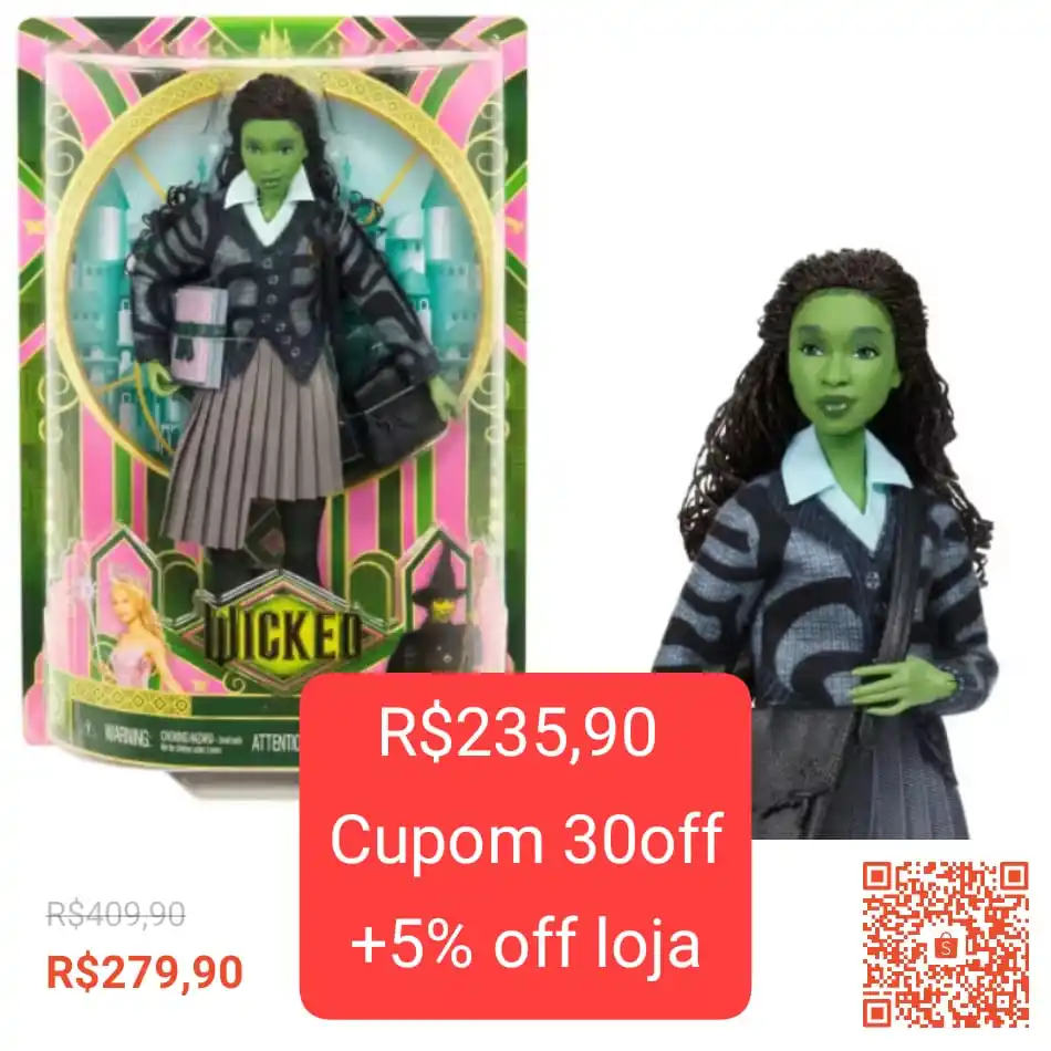 Image from JDolls - Promos e Achados de Bonecas: *Boneca Wicked Elphaba Shiz University - Mattel* Por *R$235,90* em at...