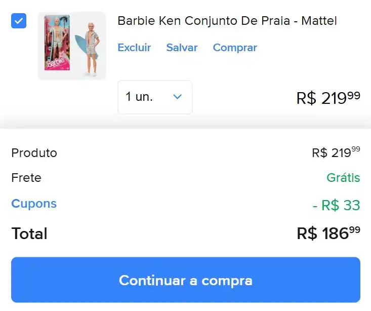 Image from JDolls - Promos e Achados de Bonecas: *Boneco Barbie The Movie Ken c/ rosto Ryan Gosling - Mattel*  Por *R$1...