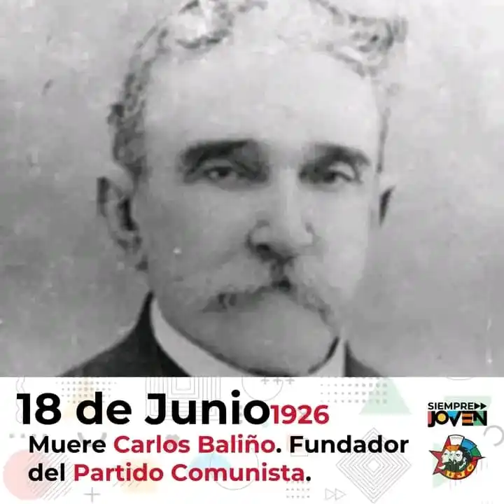 Image from CMKW "RADIO MAMBÍ" 📻🇨🇺: Carlos Baliño López (1848-1926), fundador del Partido Comunista de Cub...