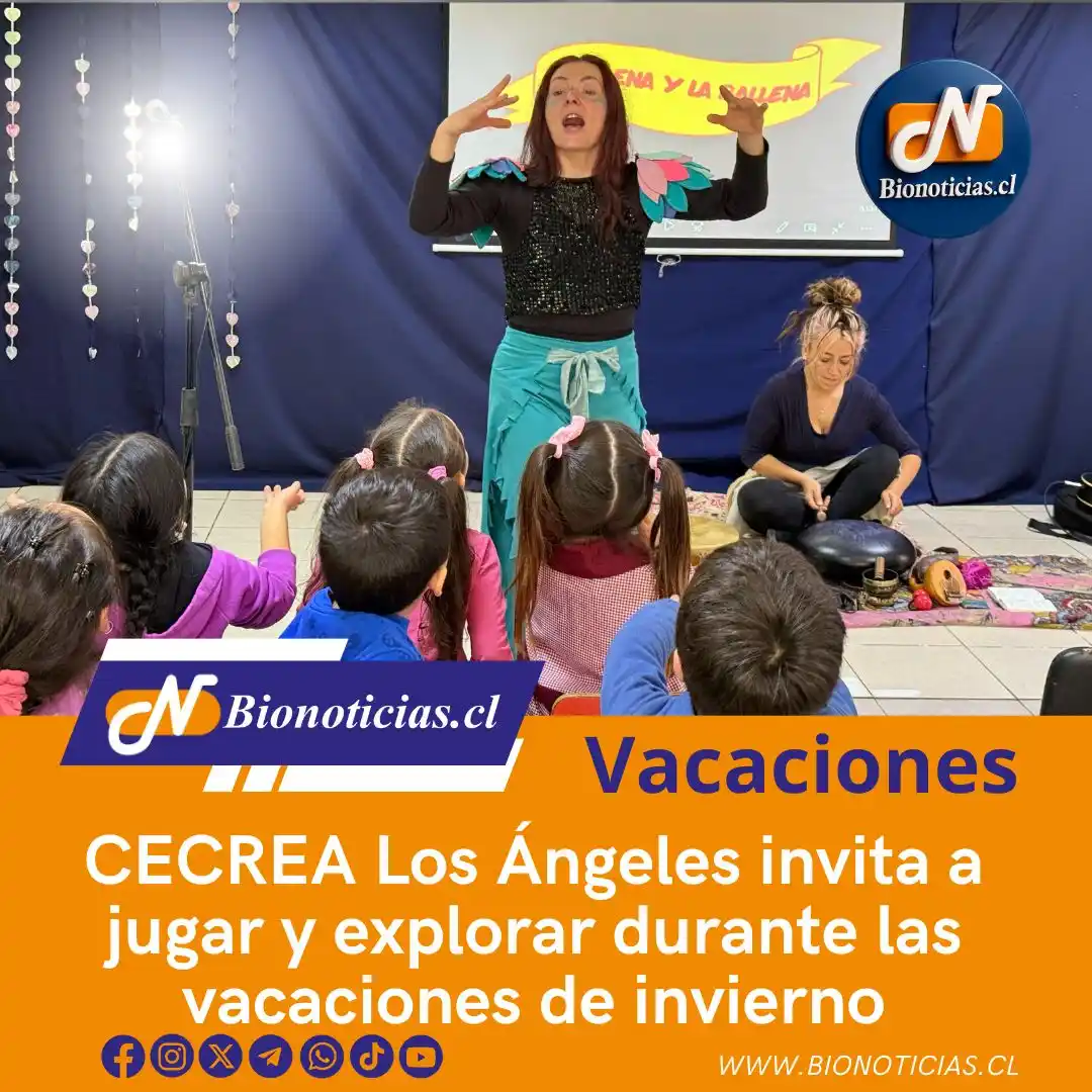Image from Bionoticias.cl: 🎨🧒 ¡CECREA Los Ángeles te invita a vivir unas vacaciones de invierno...