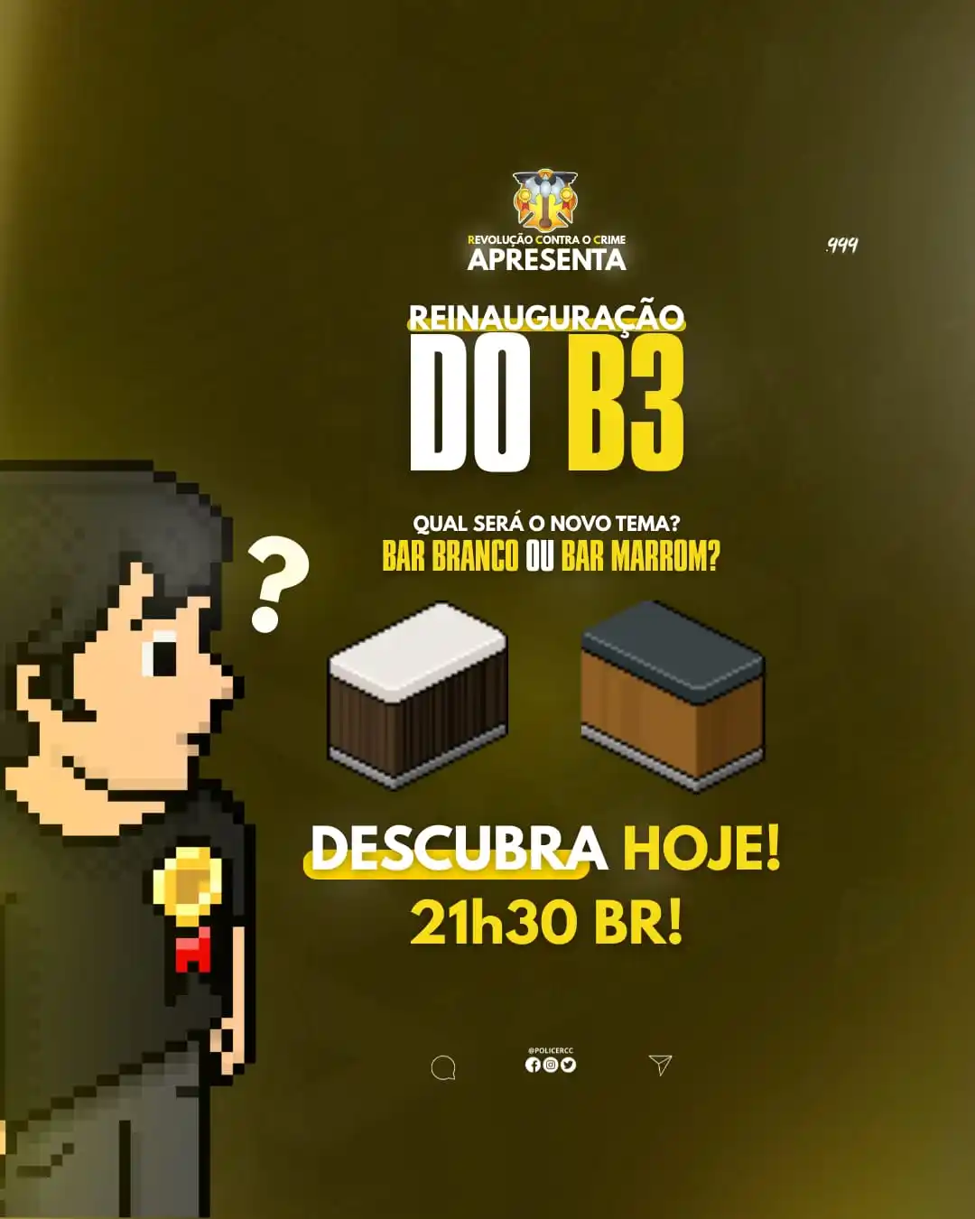Image from RCC - Formando Líderes: 🚨 CHEGOU A HORA! Hoje é dia de REINAUGURAÇÃO DO B3! 👊 Os militares v...