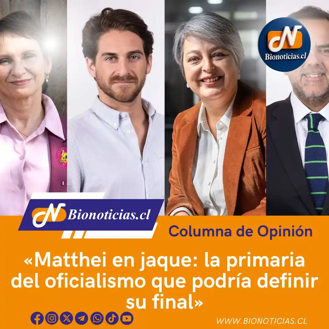 Image from Bionoticias.cl: 📌 Columna de opinión imperdible: "Matthei en jaque: la primaria del o...