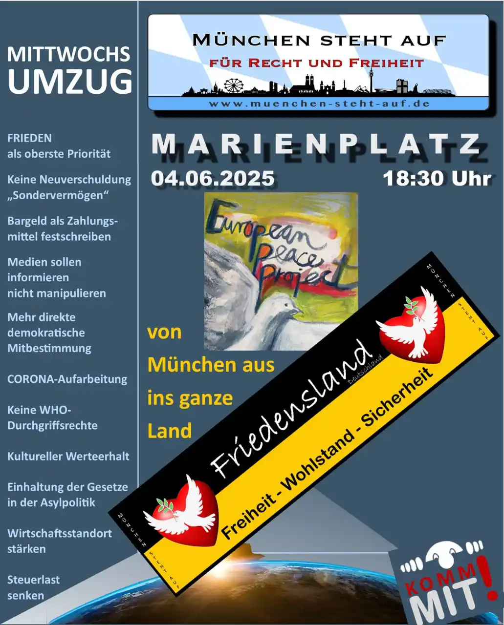 Image from München-steht-auf: Die geheimdienstliche Offensive des Selensky Die Meldung eines ukrai...