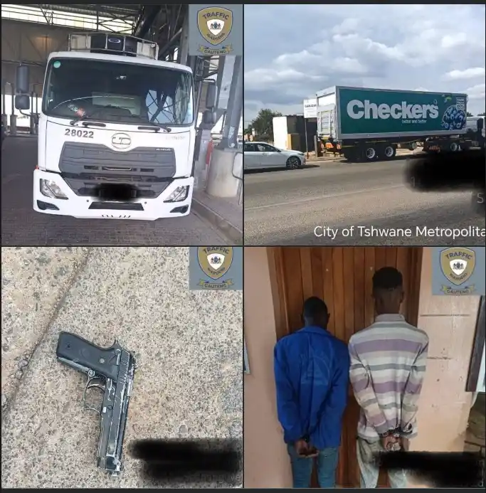 Image from SCP SECURITY: During a joint operation involving SAPS RRPU, Gauteng Traffic Wardens ...