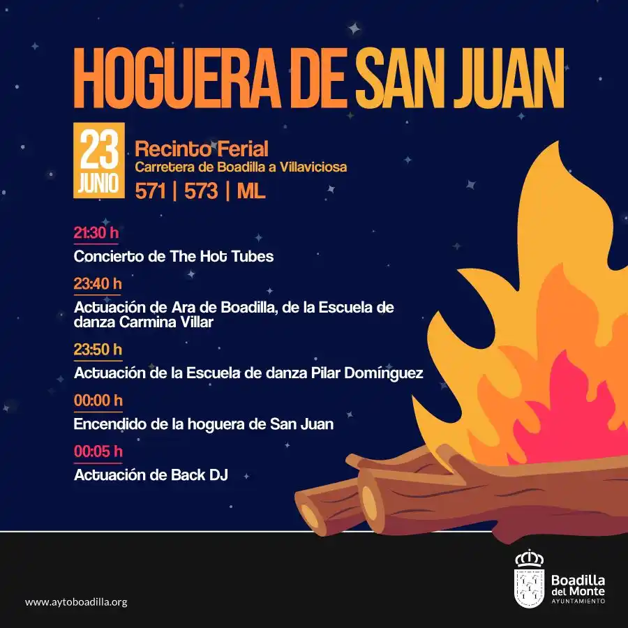 Image from Ayuntamiento de Boadilla del Monte: El próximo 23 de junio, a partir de las 21:30 h, en el Recinto Ferial ...
