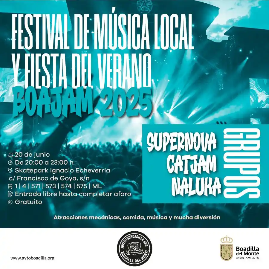 Image from Ayuntamiento de Boadilla del Monte: El skatepark Ignacio Echeverría acogerá la fiesta del verano y el fest...