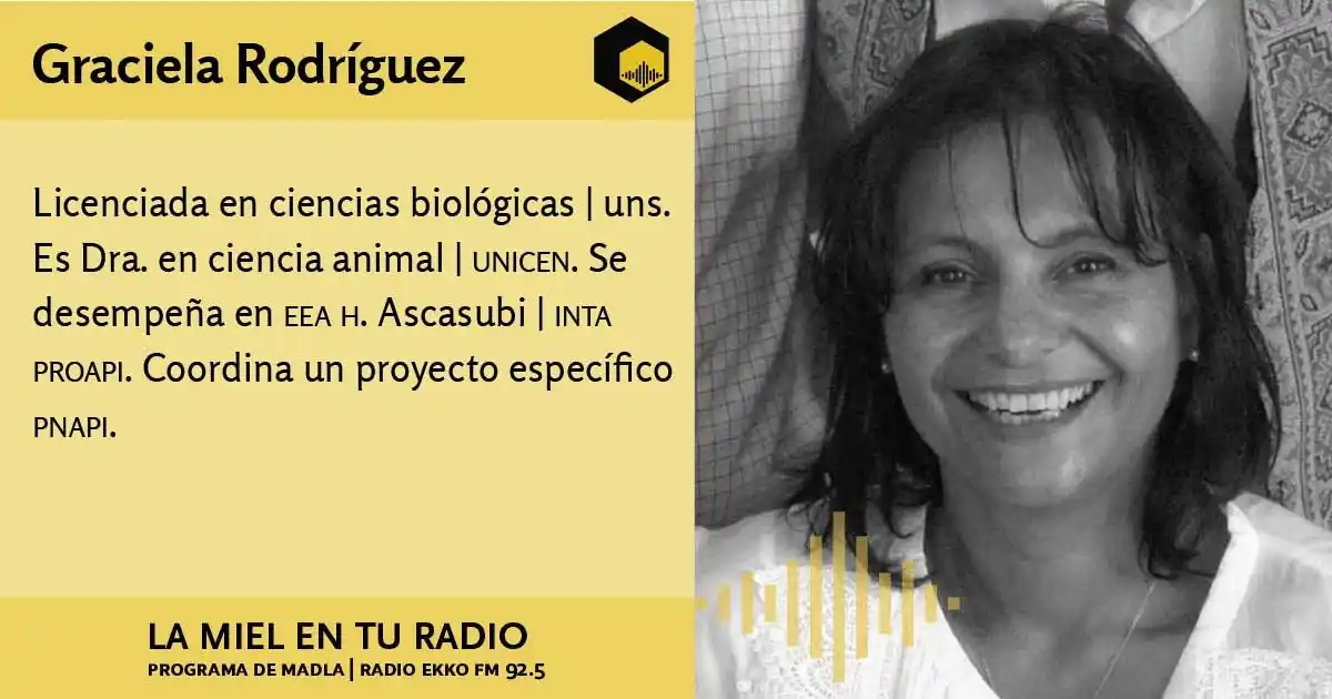 Image from La Miel en tu radio: Entrevista a la Dra. en ciencia animal <a class="text-blue-500 hover:u...