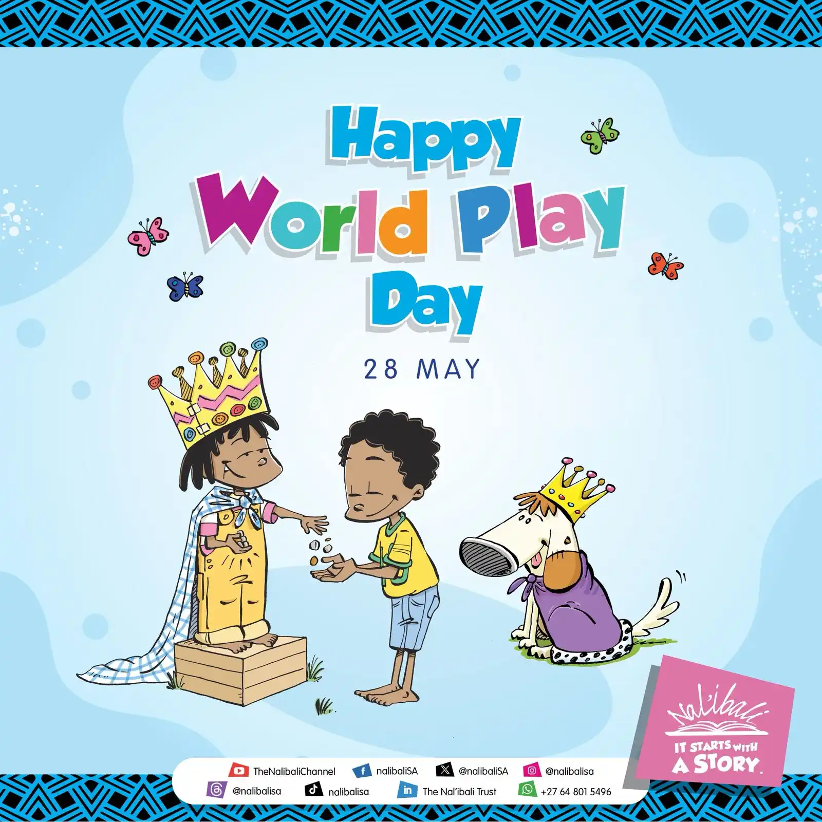 Image from Nalibali : Happy World Play Day!!!⛹🏾♀️🎨🤹🏽♀️🎭🤸🏼♂️ Play-based learning...