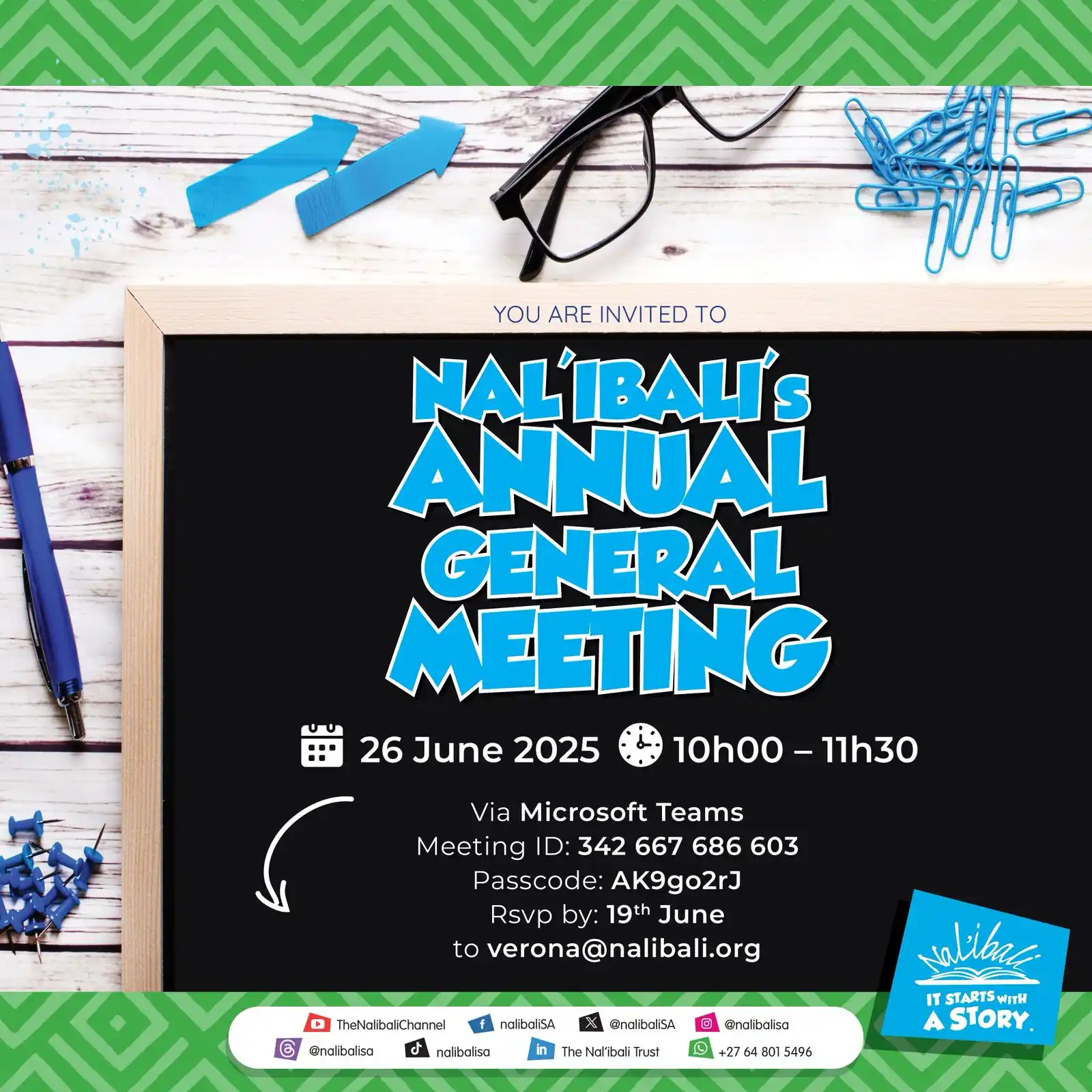 Image from Nalibali : If you have not signed up for the Nal'ibali Annual General Meeting (AG...