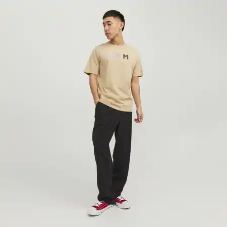Image from OnuAl: Sıcak Fırsatlar: Jack & Jones Prm Baskılı Tişört-Blabranding 12236610 Beyaz Pepper 🏷️...