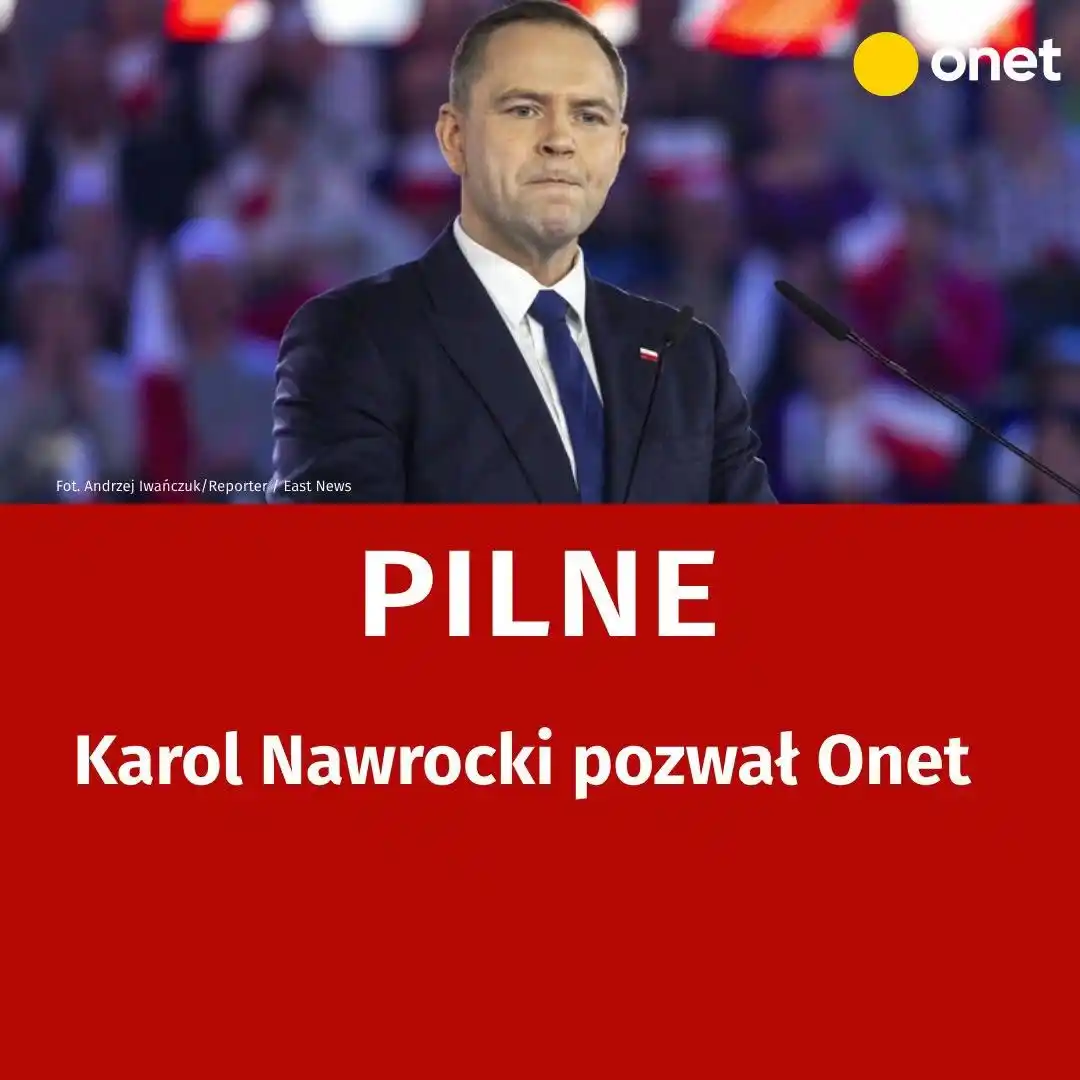 Image from Onet: Karol Nawrocki pozwał Onet ➡️https://tiny.pl/yfd4fj8r...