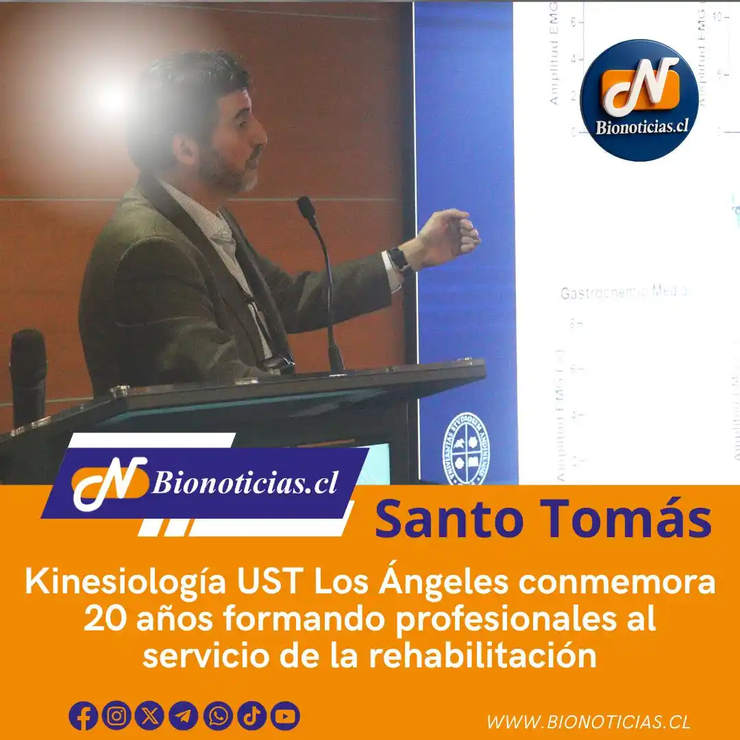 Image from Bionoticias.cl: 🎉 ¡Kinesiología UST Los Ángeles celebra 20 años al servicio de la reh...