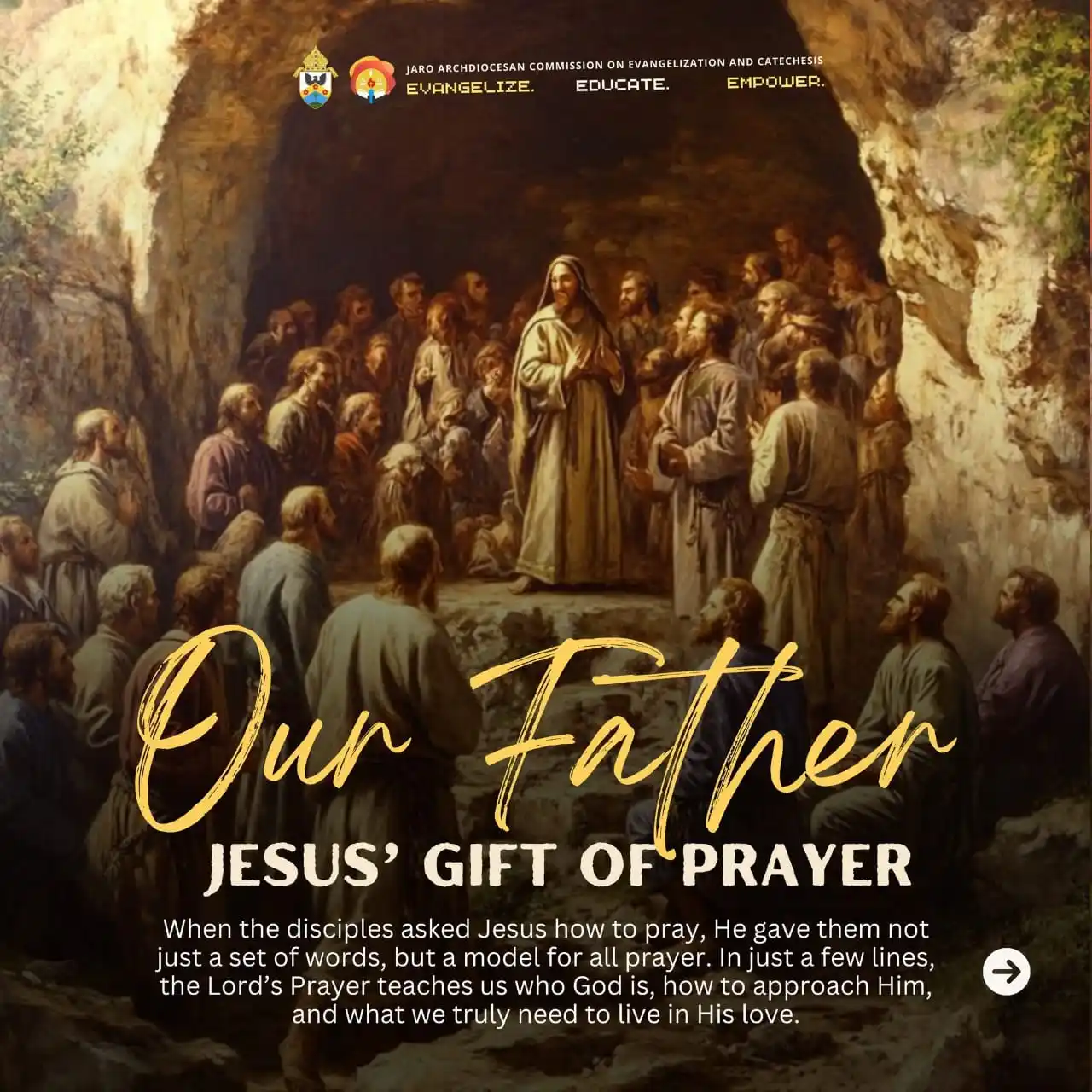 Image from DIVINE RETREAT UPDATES AND PRAYERS: “Lord, teach us to pray.” (Luke 11:1)  That’s what the disciples asked...